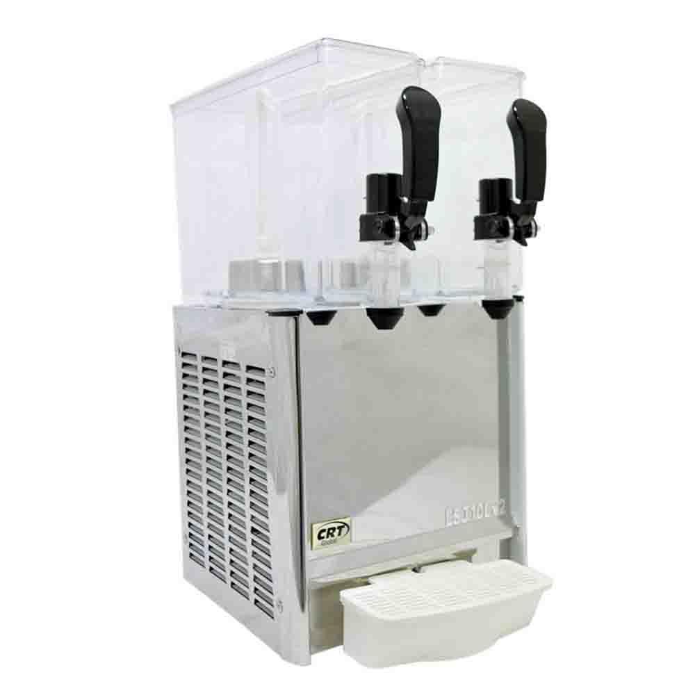 CRT 2T SS Dispensador Jugos 20 Litros Temperatura 7°C a 12°C Acero Inoxidable - Despachadores de Bebidas - CRT - KitchenMax Store