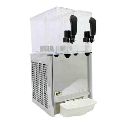 CRT 2T SS Dispensador Jugos 20 Litros Temperatura 7°C a 12°C Acero Inoxidable - Despachadores de Bebidas - CRT - KitchenMax Store
