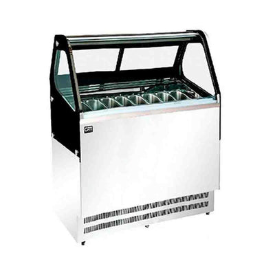 CRT FGGS1500LM  Vitrina Refrigerada  300 Litros Temperatura -14 °C a -18°C Iluminacion Led Acero Inoxidable - Vitrinas Refrigeradas - CRT - KitchenMax Store