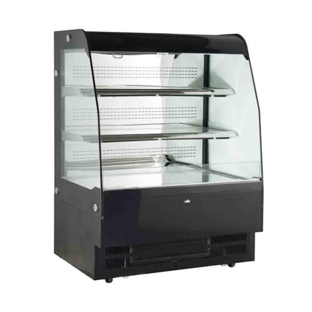 CRT FGOR1000LM Vitrina Refrigerada Abierta Cristales Templados Temperatura 4 a 12°C Iluminacion Led Acero Inoxidable Restaurante Cafeteria Neveria Pasteleria Insumos Autoservicios Frescos Conservador Industriales Cocina Profesional Tiendas Hoteles Supermercado Alimentos Bebidas. KitchenMax.Store. Envíos seguros a todo México. Cotiza hoy mismo.