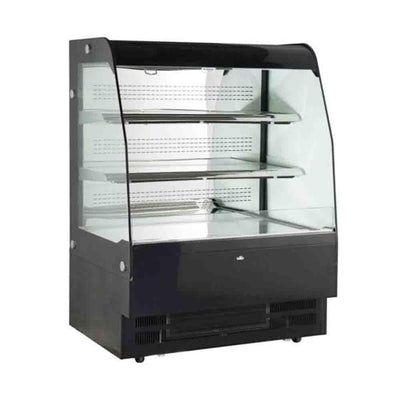 CRT FGOR1000LM Vitrina Refrigerada Abierta Cristales Templados Temperatura 4 a 12°C Iluminacion Led Acero Inoxidable Restaurante Cafeteria Neveria Pasteleria Insumos Autoservicios Frescos Conservador Industriales Cocina Profesional Tiendas Hoteles Supermercado Alimentos Bebidas. KitchenMax.Store. Envíos seguros a todo México. Cotiza hoy mismo.