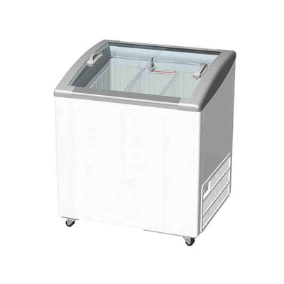 CRT HFSL201I Congelador Exhibidor Horizontal  1 Puerta Cristal Plano Corrediza 7.09 Pies - 201 Litros Cuerpo Esmaltado Blanco Restaurante Tienda Tiendita Comedor Industriales Paleteria Carniceria Bodega Pescaderia Frescos Neveria Carnes Reposteria Abarrotes. KitchenMax.Store. Envíos seguros a todo México. Cotiza hoy mismo.