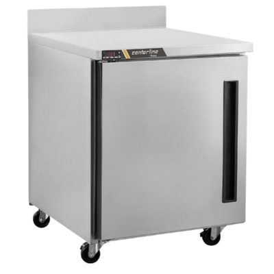 Centerline CLUC-27R-SD-WTL 27" Refrigerador Bajo Barra Cubierta Mesa de Trabajo Puerta Solida Abertura Izquierda -  - Centerline - KitchenMax Store