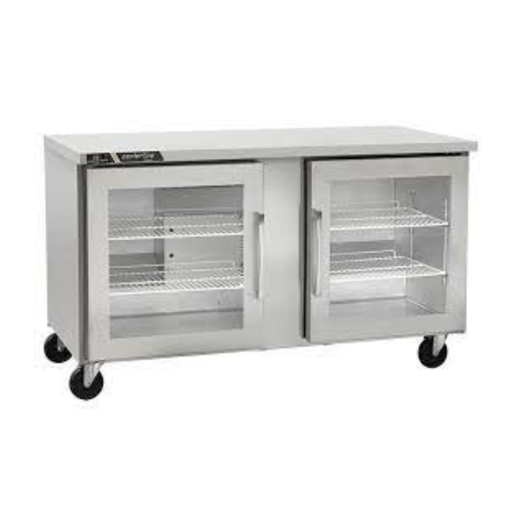 Centerline CLUC-60R-GD-RR 60" Refrigerador Bajo Barra Puerta Cristal Abertura Derecha 153 cm frente -  - Centerline - KitchenMax Store
