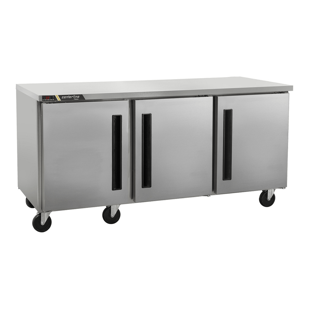 Centerline CLUC-72R-SD-LLL 72" Refrigerador Bajo Barra 3 Puertas Solidas Abertura Izquierda -  - Centerline - KitchenMax Store