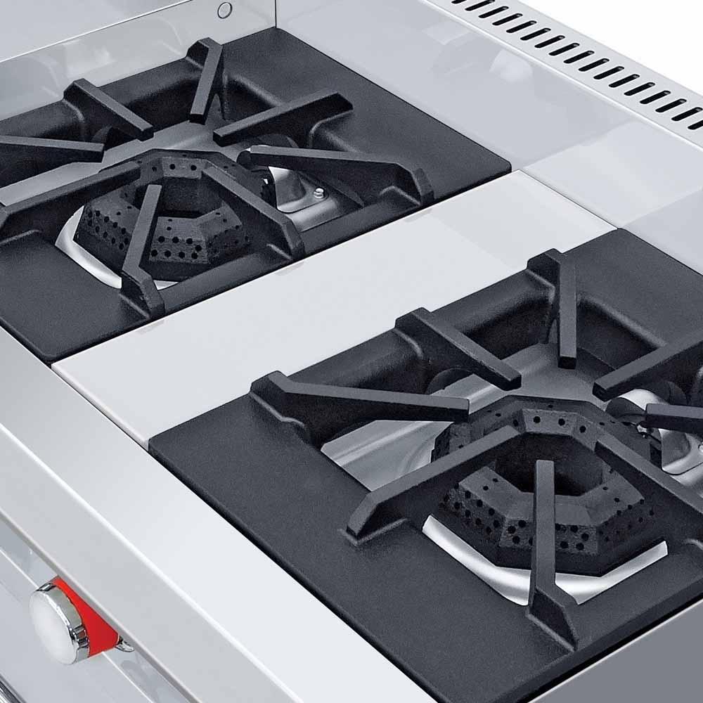 Coriat MULTICHEF PETIT Estufa 2 Parrillas 2 Quemadores Plancha Gratinador - Estufas / Parrillas - Coriat - KitchenMax Store