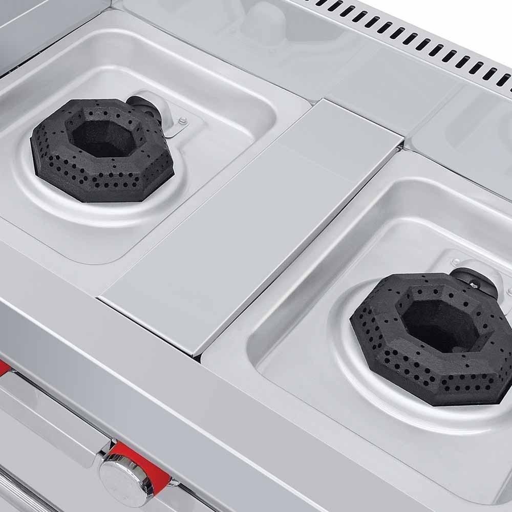 Coriat MULTICHEF PETIT Estufa 2 Parrillas 2 Quemadores Plancha Gratinador - Estufas / Parrillas - Coriat - KitchenMax Store