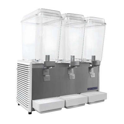 DISPENSADOR INTERNATIONAL D354VECA | Dispensador de Bebidas | Capacidad 18.9 LT (5 GAL) c/u | Desayunador Cafetería Restaurante Bistro Cocina Industrial Comedor Bar Cine
