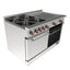 Drago CG-41 PD Estufa 4 Quemadores Horno Plancha Gratinador -  - Drago - KitchenMax Store Imagen Ilustrativo