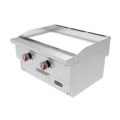 Drago PG-2 SLIM Plancha Frente 61 cm Gas 2 Controles Acero Inoxidable -  - Drago - KitchenMax Store