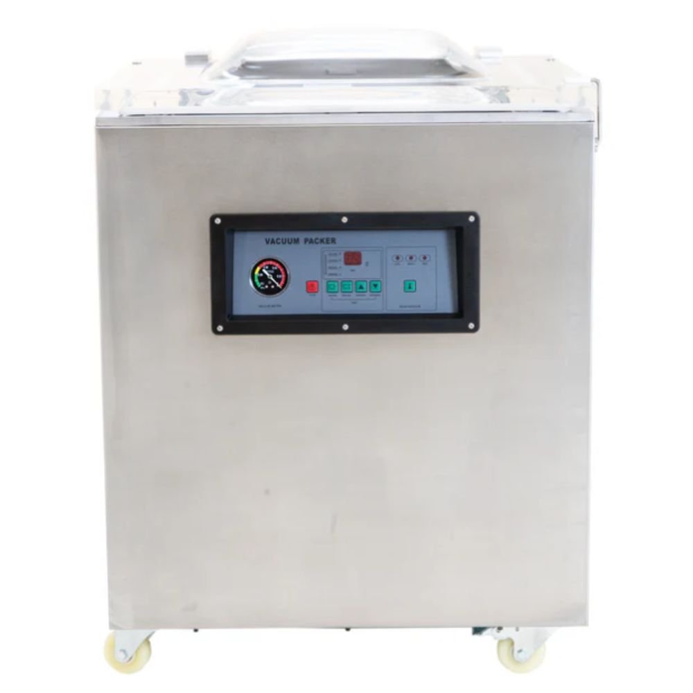 Empacadora al Vacío Migsa DZQ-600B, 550 ×10 mm., en acero inoxidable.
