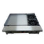 ESTUFA ASBER AEM-G24-B2-36-H | Estufa | 2 Quemadores | Plancha | Charola Anti Derrame | Parrilla | Gas | Acero Inoxidable | Gris | Cafetería Lonchería Bistró Bar | Parrilla Quemadores Plancha Charola Derrame Coccion Cocina Industriasl Fonda Negocios Lonches 36"
