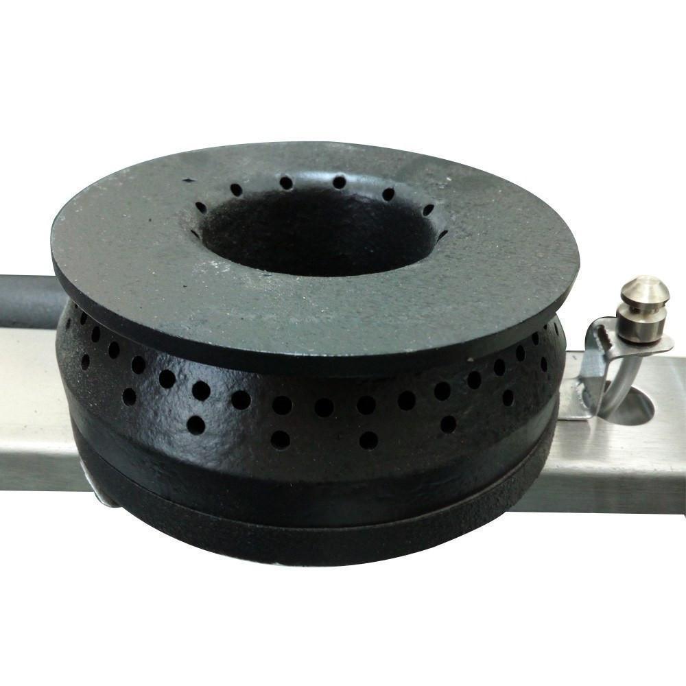 ESTUFA ASBER AEM-G24-B2-36-H | Estufa | 2 Quemadores | Plancha | Charola Anti Derrame | Parrilla | Gas | Acero Inoxidable | Gris | Cafetería Lonchería Bistró Bar | Parrilla Quemadores Plancha Charola Derrame Coccion Cocina Industriasl Fonda Negocios Lonches 36"