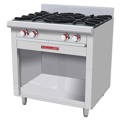 ESTUFA CORIAT EC-4-GA HD DE PISO | Estufa | 4 Quemadores | Gas | Cenaduría Lonchería Fonda Cocinas Fondas Restaurantes Cenadurías Comedores Industriales Preparación de Alimentos Cocción.