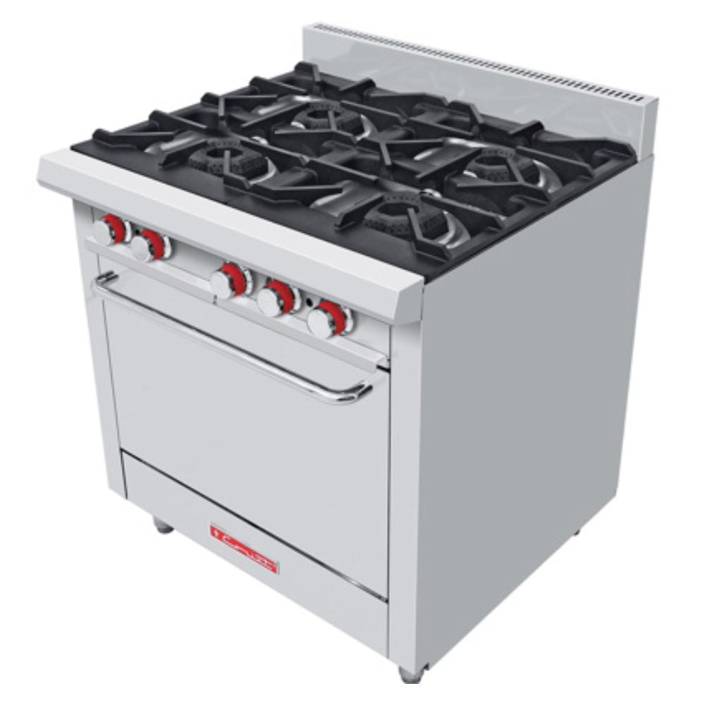 ESTUFA CORIAT EC-4-HG DE PISO HD | Estufa | 4 Quemadores |  1 Horno | Gas | Restaurante Pastelería Cenaduría Bar Cocinas Fondas Restaurantes Cenadurías Comedores Industriales Preparación de Alimentos Cocción. 