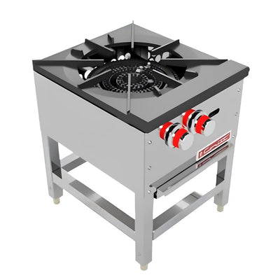 Estufón Coriat EC-1T Master, en acero inoxidable.