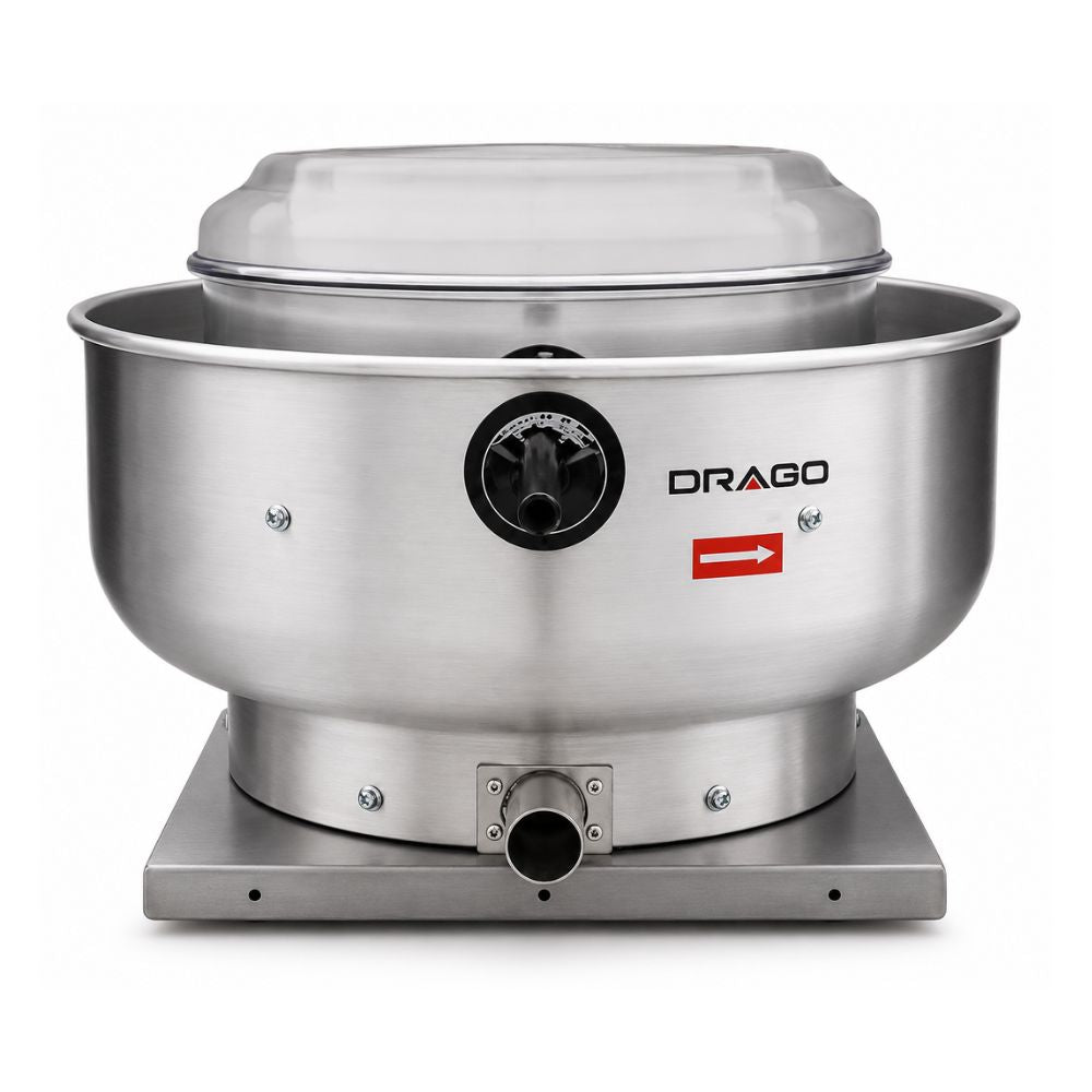 Extractor de Aire Drago ED-05-NV, 69.85 x 53.34 x 50.8 cm, en acero inoxidable.