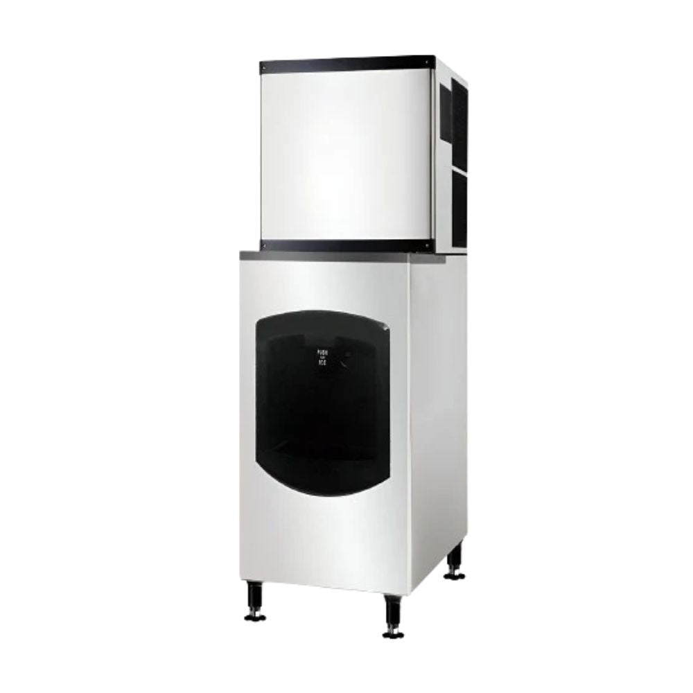 FÁBRICA DE HIELO MIGSA SK-350D | Fábrica de Hielo en Cubo | Producción 160 Kg al dia | Deposito de 60 Kg | Hotel Restaurante Oficina  Refrigerar Congelar Cocina Comedor Cocina Industrial Conservar Fabricar Bar Restaurante Oficina