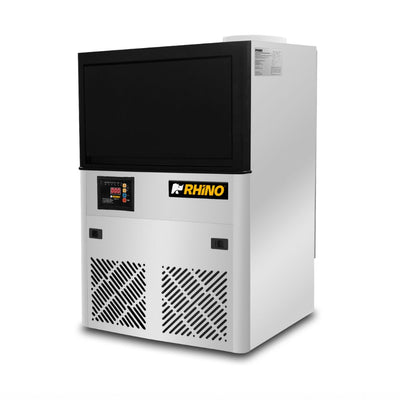 FÁBRICA DE HIELO RHINO FAHIEL-40 | Fábrica Multifuncional de Hielo en Cubo | Producción 36 kg por Día | Capacidad de Almacenamiento 15 Kg | Hotel Restaurante Oficina