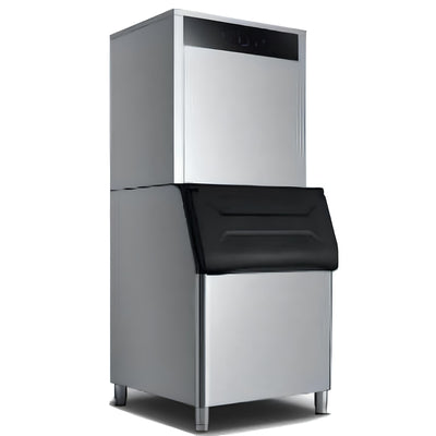 FABRICA DE HIELO MIGSA ZBX-160 | Máquina Fabricadora de Hielo Frappe | Producción 160 kg por Día |  Capacidad 105 kg | Restaurante Cafetería Hotel | Restaurante Oficina Refrigerar Congelar Cocina Comedor Cocina Industrial Conservar Fabricar Bar Restaurante Oficina