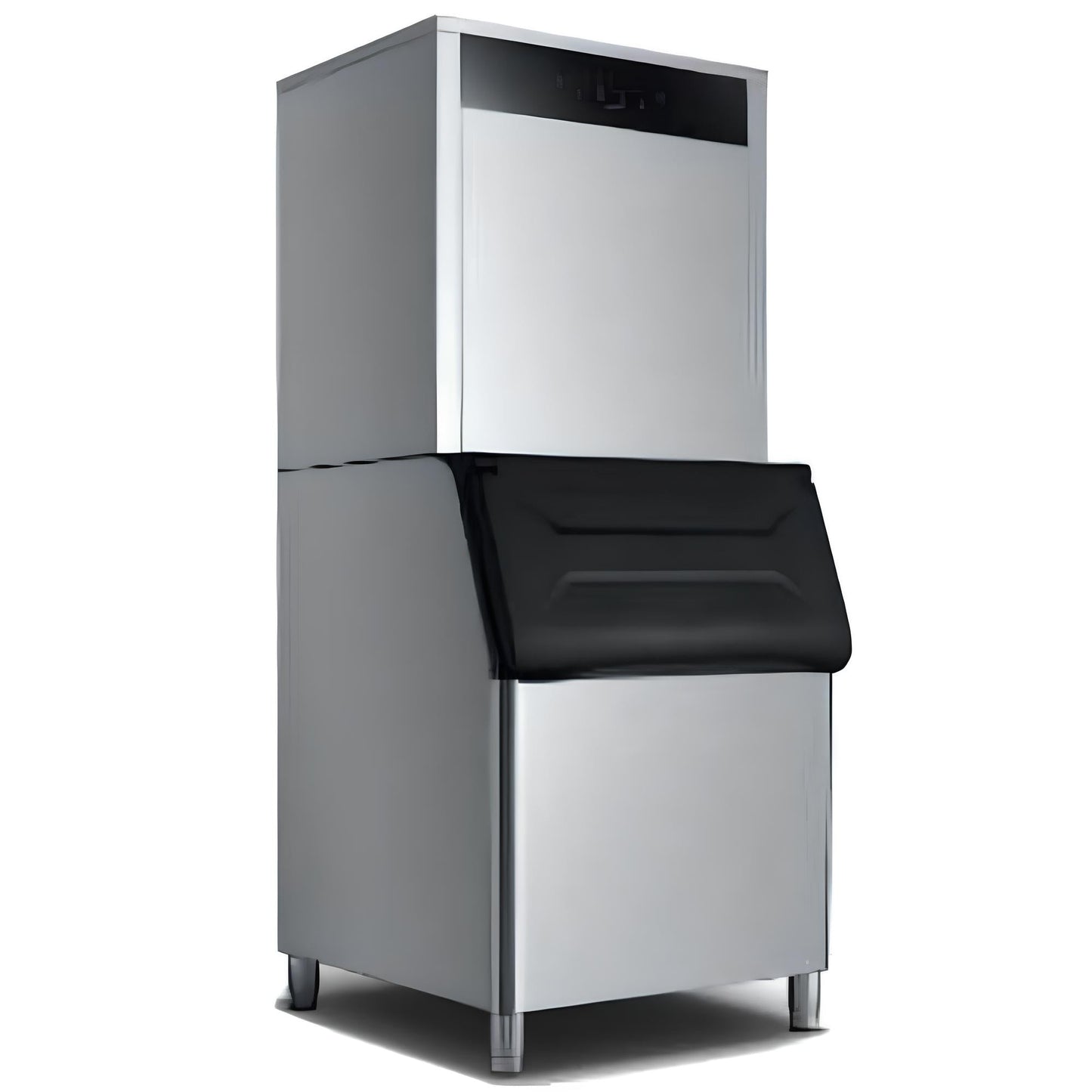 FABRICA DE HIELO MIGSA ZBX-350 | Máquina Fabricadora de Hielo Frappe | Producción 350 kg por Día |  Capacidad 180 kg | Restaurante Cafetería Hotel | Restaurante Oficina Refrigerar Congelar Cocina Comedor Cocina Industrial Conservar Fabricar Bar Restaurante Oficina