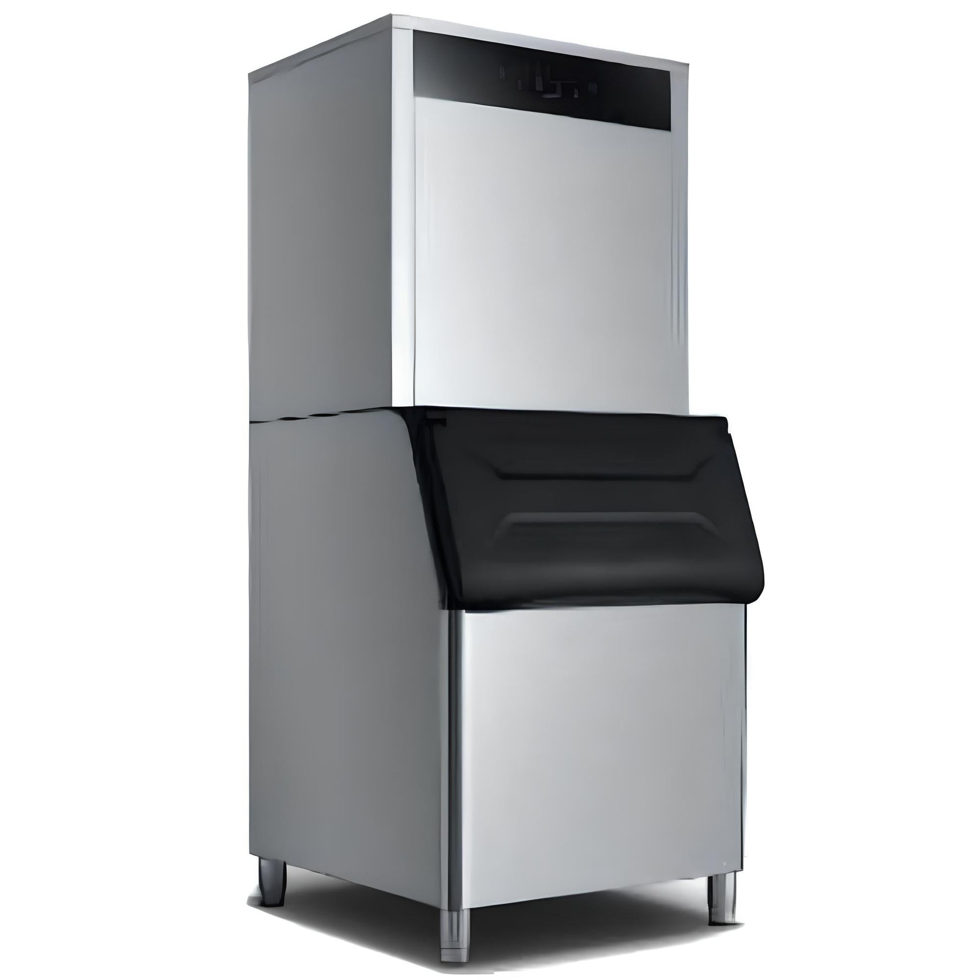 FABRICA DE HIELO MIGSA ZBX-350 | Máquina Fabricadora de Hielo Frappe | Producción 350 kg por Día |  Capacidad 180 kg | Restaurante Cafetería Hotel | Restaurante Oficina Refrigerar Congelar Cocina Comedor Cocina Industrial Conservar Fabricar Bar Restaurante Oficina