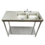 FREGADERO KITCHENMAX STORE MLM1490668608 | Fregadero Doble | Acero Inoxidable | Puesto Negocio Limpieza