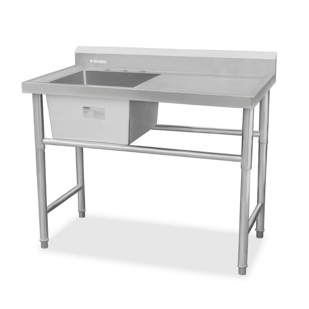 FREGADERO RHINO FREGA-1T | Fregadero | 1 Tarja | Frente 110 cm | Cocina Bar Restaurante