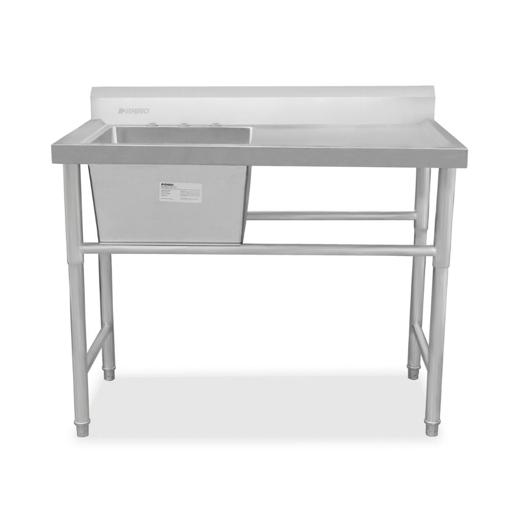 FREGADERO RHINO FREGA-1T | Fregadero | 1 Tarja | Frente 110 cm | Cocina Bar Restaurante