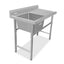 FREGADERO RHINO FREGA-1T | Fregadero | 1 Tarja | Frente 110 cm | Cocina Bar Restaurante