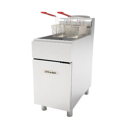 FREIDORA DRAGO FG-40 RS | 1 Tina 2 Canastillas | 40 Litros | Gas | Papas Pollo Pescado
