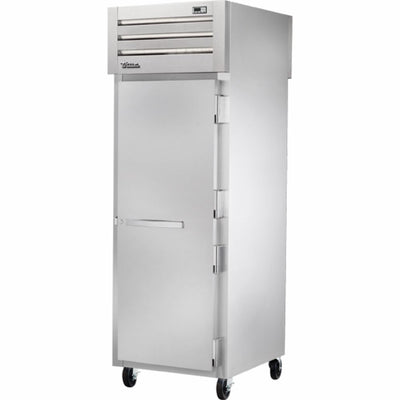 Gabinete Caliente True STG1HPT-1S-1S, gabinete con calefacción vertical, en acero inoxidable.