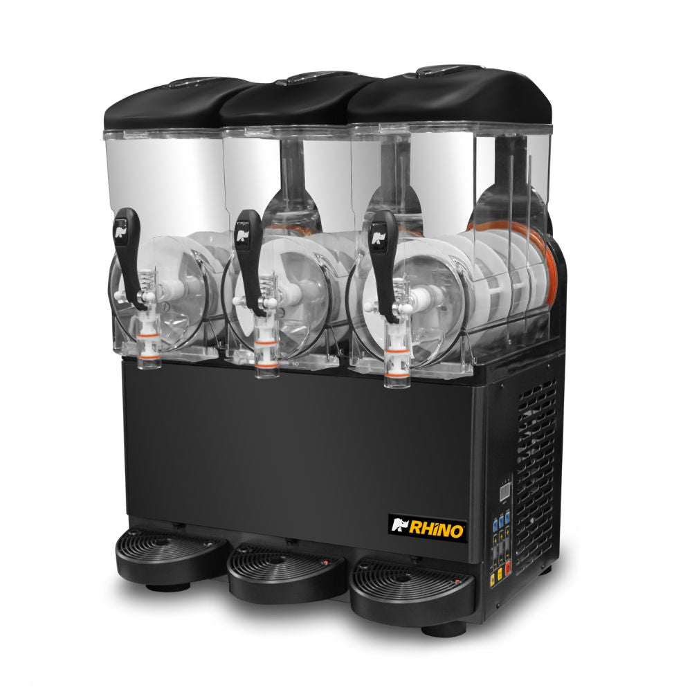 Granizadora Rhino MAGRA-3T, máquina granizadora, en acero inoxidable.