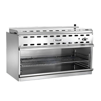 Gratinador Vulcan VICM36, gratinador de queso a gas, en acero inoxidable.