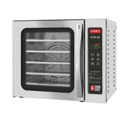 G. Paniz FCV35 Horno Conveccion Vapor 5 Charolas Panaderia Pizzas Croissants Panel Digital 220V - Horno de conveccion - G.Paniz - KitchenMax Store