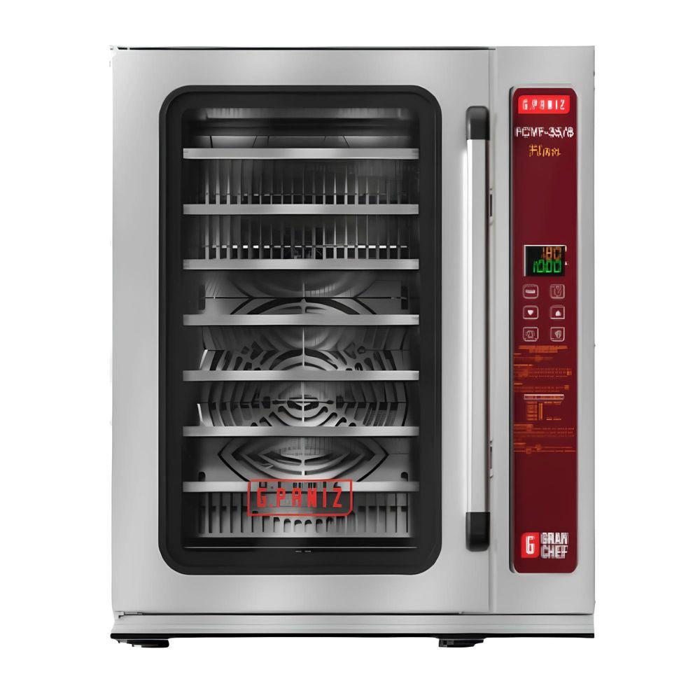 Horno G.paniz Fcvf 35/8, horno eléctrico con vapor, en acero inoxidable.
