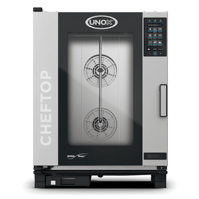 Horno Unox XEVC-1011-GPRM-MS, horno combinado, en acero inoxidable.