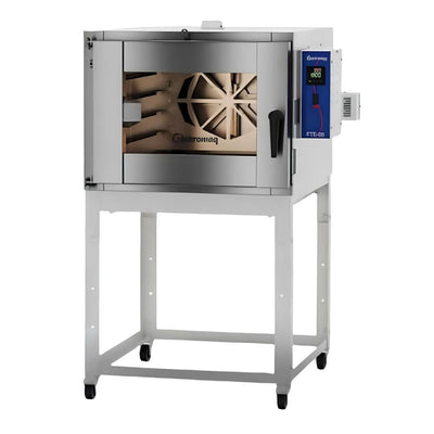 Horno G.paniz FTE5, horno turbo, en acero inoxidable.