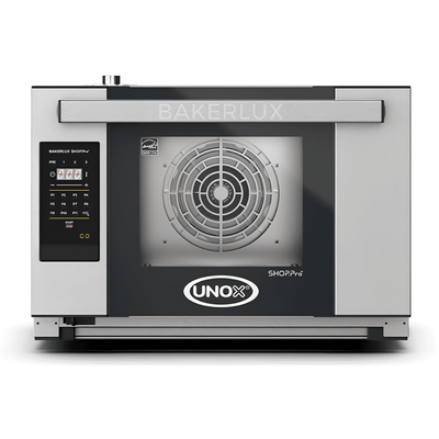 Horno Unox XAFR-03HS-LGDN, horno convección abatible, en acero inoxidable.