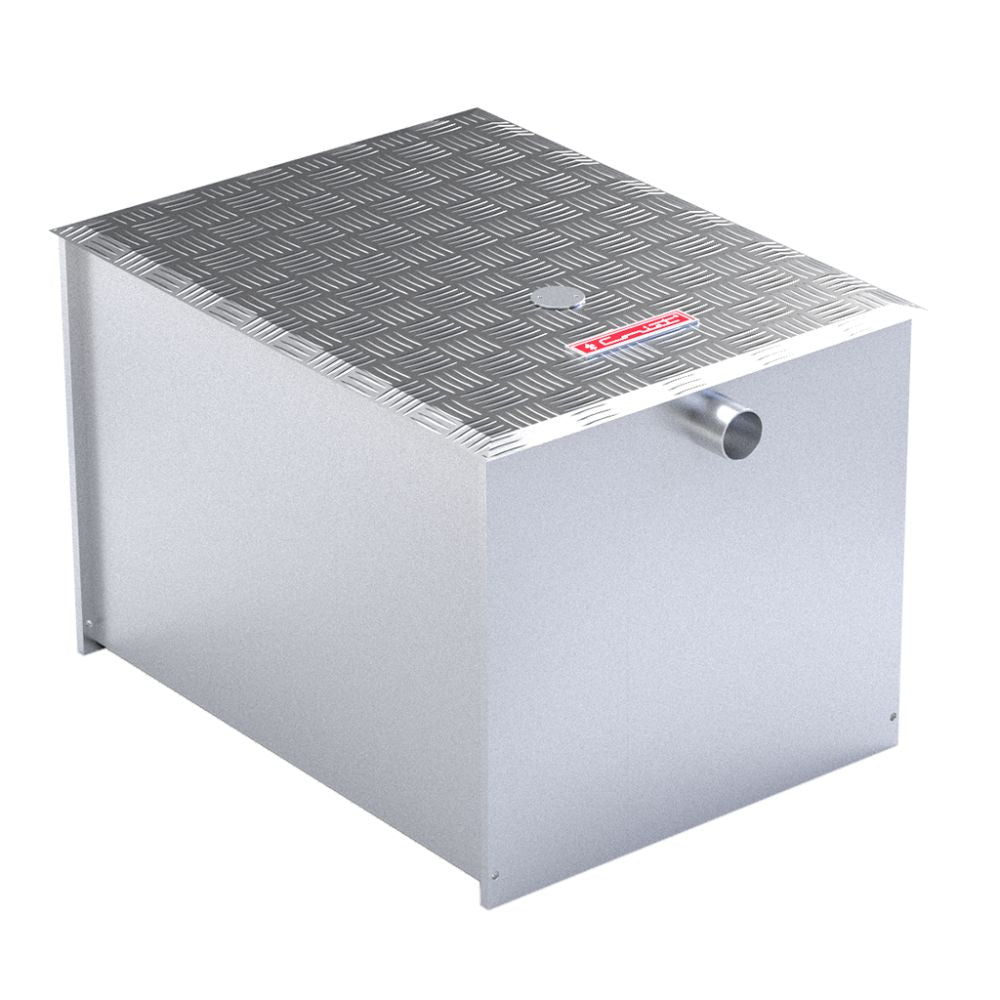 INTERCEPTOR DE GRASA Coriat IC-132 240320 | Interceptor de Grasa | 32 Kg | Acero Inoxidable | Hotel Restaurante Cafetería Gofres  Waffles Negocio Hotel Restaurante Cafetería Comida Snacks Desayunos Comida Rápida Desayunador Bistro Postre Pan Desayuno Pan Dulce Kiosco Plaza Comercial Buffet Nevería Heladería Paletería Local Comercial Pastelería Especializada Panadería Reposteros Independientes