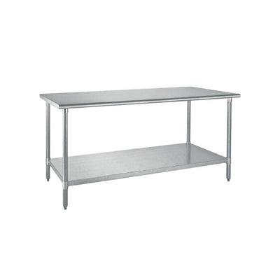 King MTI-150 Mesa Trabajo Isla 1.5 Mt  150 x 70 x 90 cm Acero Inoxidable -  - king - KitchenMax Store