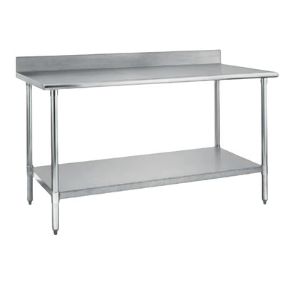 King MTL-100 Mesa Trabajo Lambrin 1 Mt  100 x 70 x 100 cm Acero Inoxidable Restaurante Cocinas Económicas Profesionales Comerciales Fondas Banquetes Cafeterías Preparación Alimentos Comida Panaderías Hoteles Catering Food Trucks Herramienta