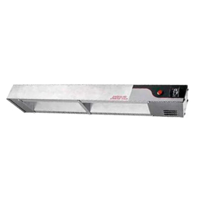 MIGSA ISW-02-B | Lampara | Mantener Alimentos Calientes Servicio de Catering | Reflectora de Calor | con Termostato | Acero Inoxidable | Restaurante Cocina Industrial Cafetería Hotel Bar Descongelar Resaltar Platos Secado de Alimentos