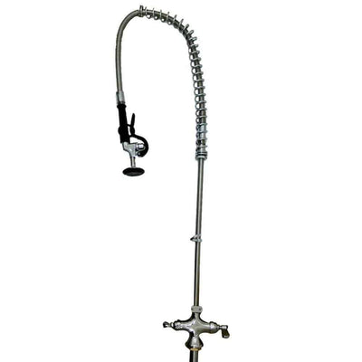 LLAVE ASBER 98001-1 | Llave De Prelavado | Grifo | Tipo Ducha | Acero Inoxidable | Gris | Acabado Cromo | Lavado Trastes Platos | Grifo Tipo Ducha | Acero Inoxidable | Negocio Cocina Restaurante