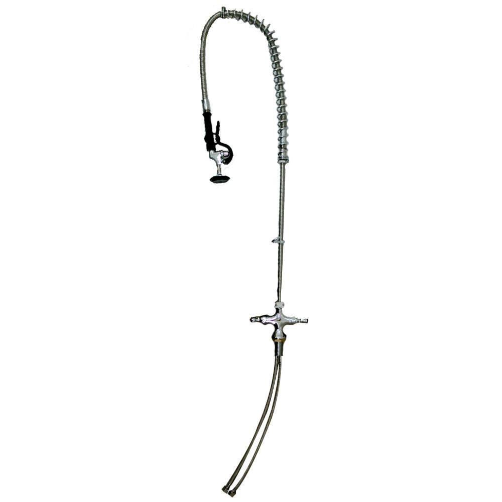 LLAVE ASBER 98001-1 | Llave De Prelavado | Grifo | Tipo Ducha | Acero Inoxidable | Gris | Acabado Cromo | Lavado Trastes Platos | Grifo Tipo Ducha | Acero Inoxidable | Negocio Cocina Restaurante