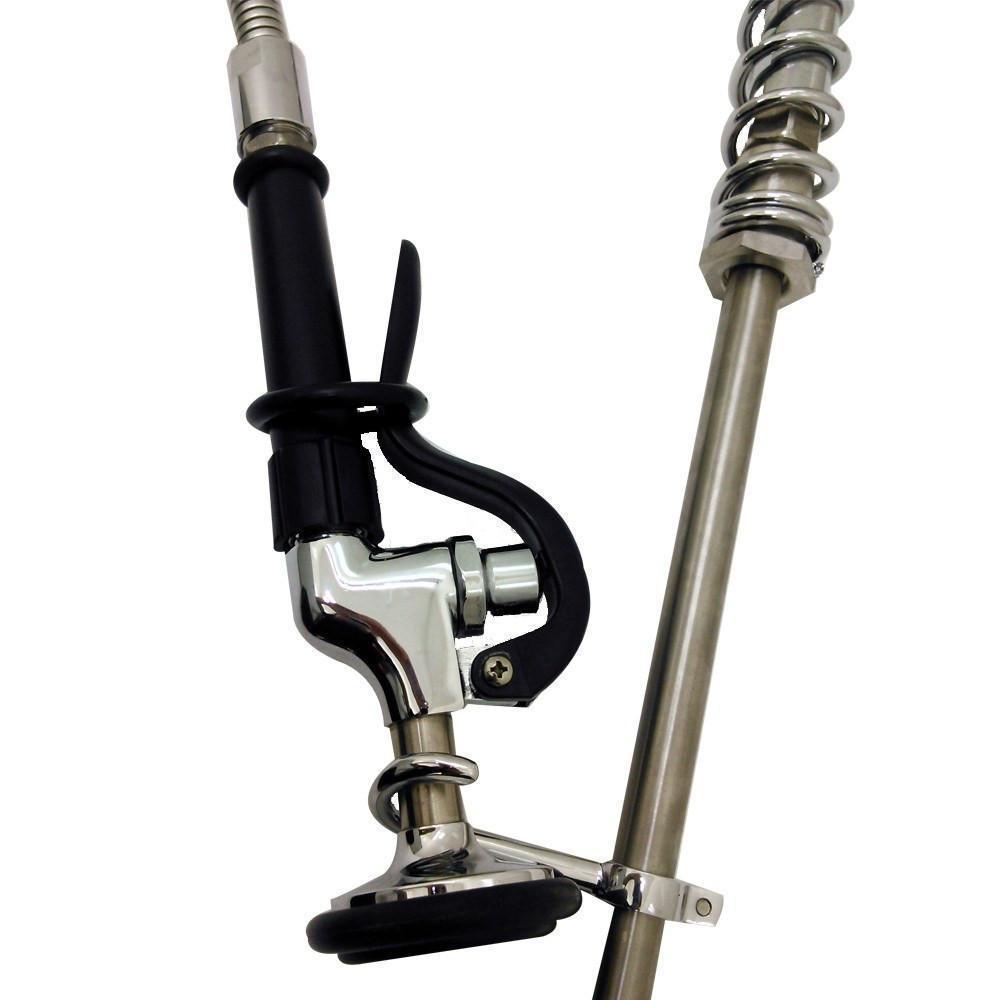 LLAVE ASBER 98001-1 | Llave De Prelavado | Grifo | Tipo Ducha | Acero Inoxidable | Gris | Acabado Cromo | Lavado Trastes Platos | Grifo Tipo Ducha | Acero Inoxidable | Negocio Cocina Restaurante