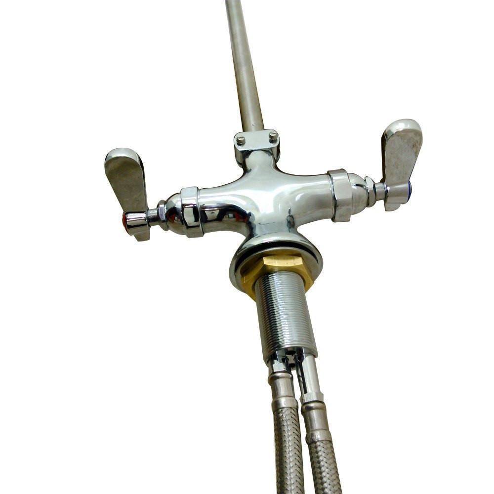 LLAVE ASBER 98001-1 | Llave De Prelavado | Grifo | Tipo Ducha | Acero Inoxidable | Gris | Acabado Cromo | Lavado Trastes Platos | Grifo Tipo Ducha | Acero Inoxidable | Negocio Cocina Restaurante