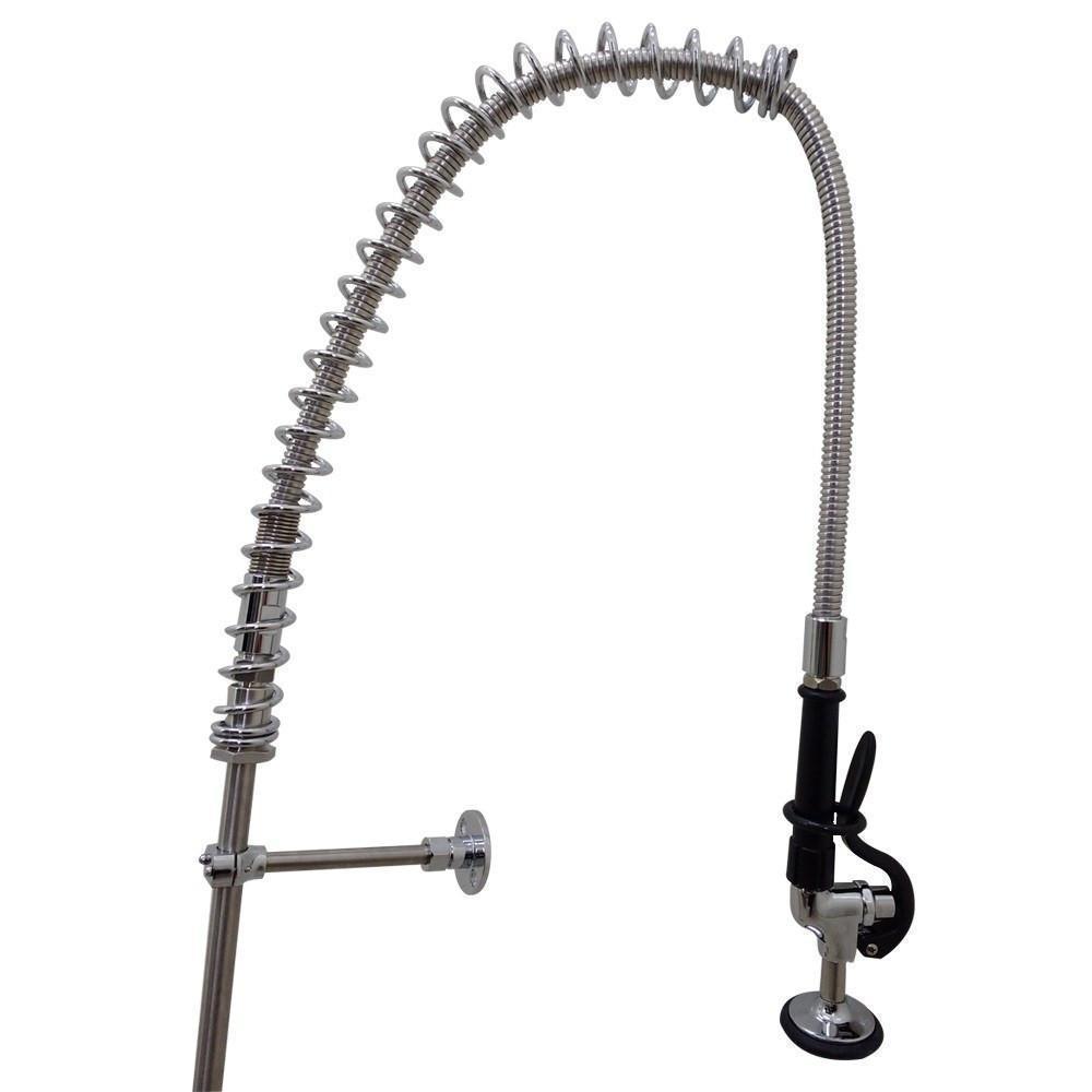 LLAVE ASBER EDESA 98002-1 | Llave De Prelavado | Grifo | Tipo Ducha | Muelle Acero Inoxidable | Lavado Trastes Platos | Grifo Tipo Ducha | Muelle Acero Inoxidable | Negocio Cocina Restaurante
