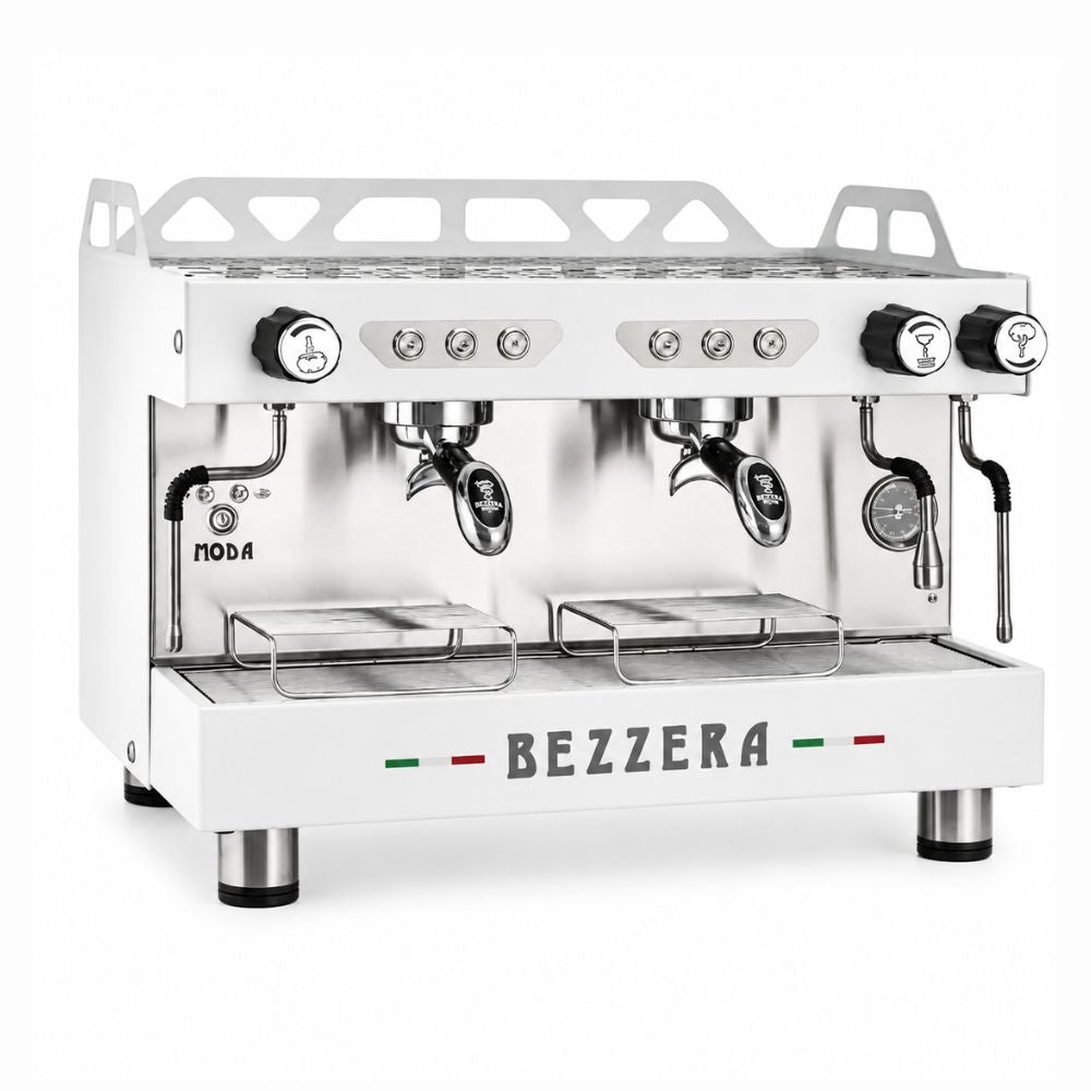Máquina de Café Espresso Crt Moda 2GR de Ss 200-015-074, en acero inoxidable.