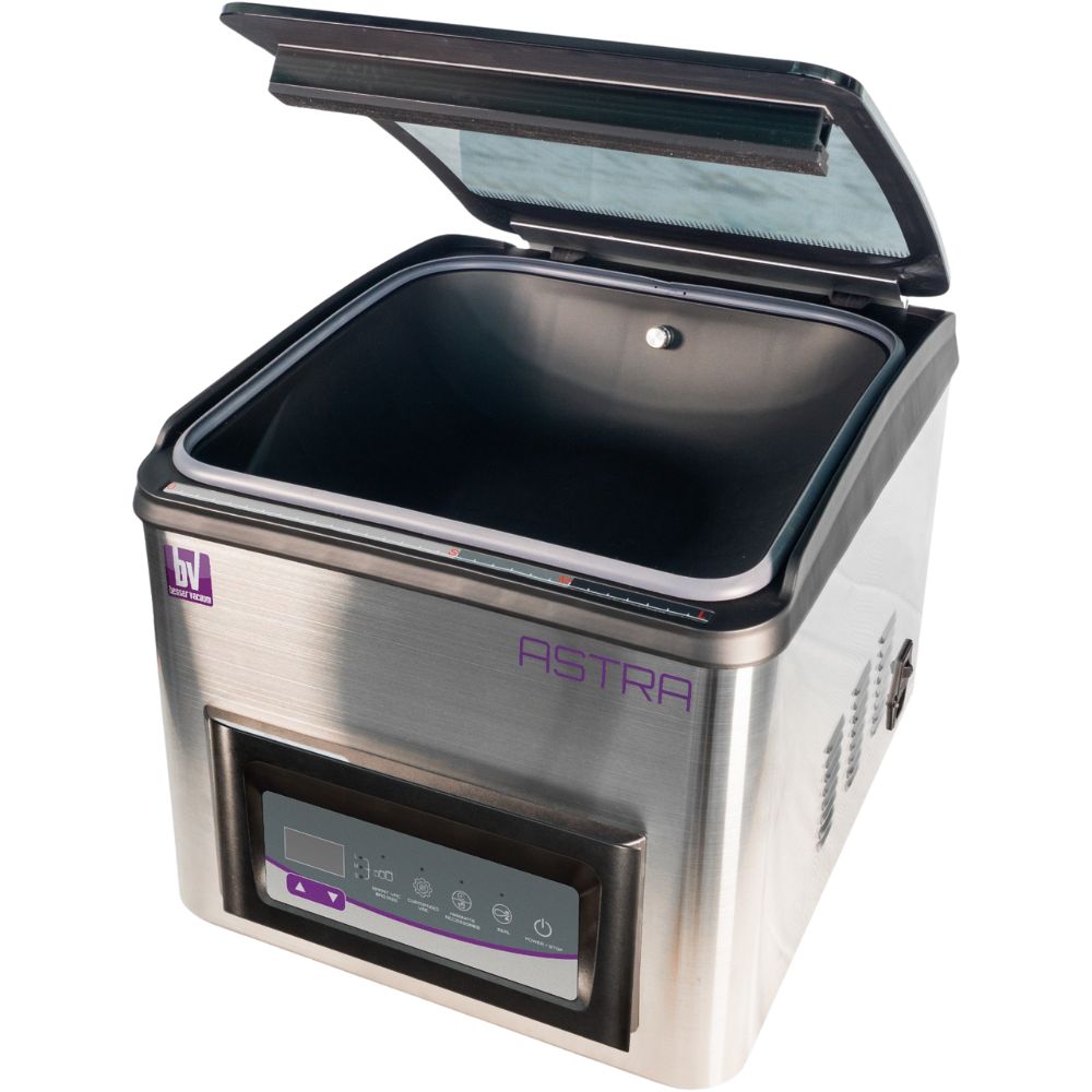 Máquina de Vacío Besser Vacuum Astra, en acero inoxidable.